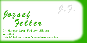 jozsef feller business card
