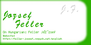 jozsef feller business card